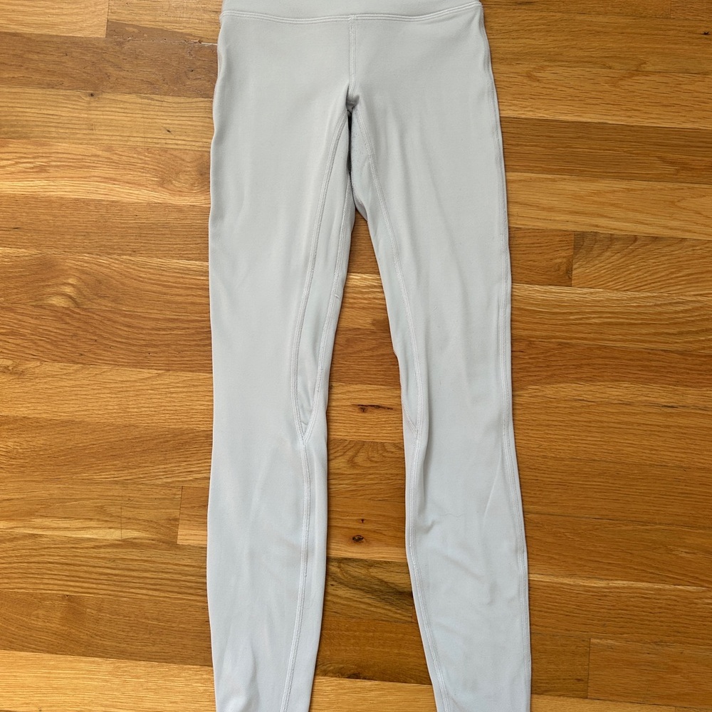 lululemon athletica Light Gray Leggings